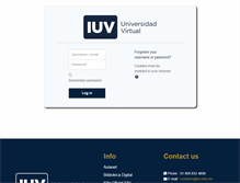 Tablet Screenshot of cursos.iuv.edu.mx